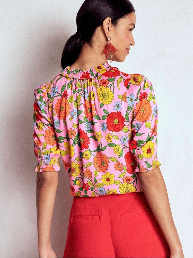 Boden Ria Short Sleeve Top - Slika 2 iz 6