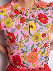 Boden Ria Short Sleeve Top - Slika 5 iz 6