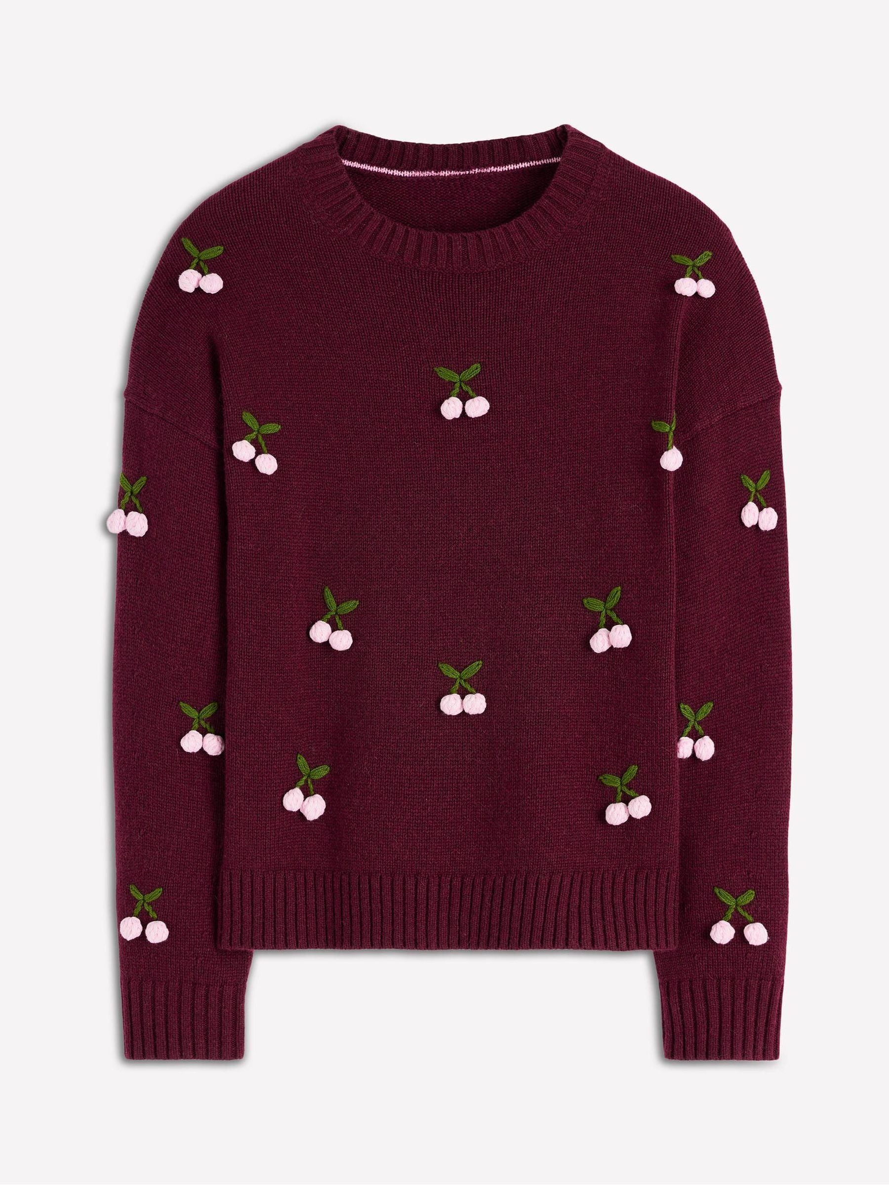 Buy Boden Cherry Natalie Embroidered Jumper from Next USA