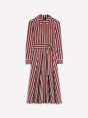 Boden Brown Marcia Jersey Shirt Dress - Image 1 of 1