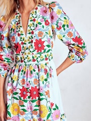 Boden Green Cotton Midi Dress - Image 3 of 6