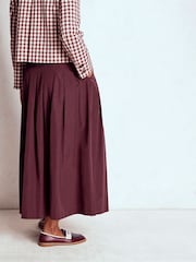 Boden Purple Valentina Taffeta Midi Skirt - Image 3 of 5