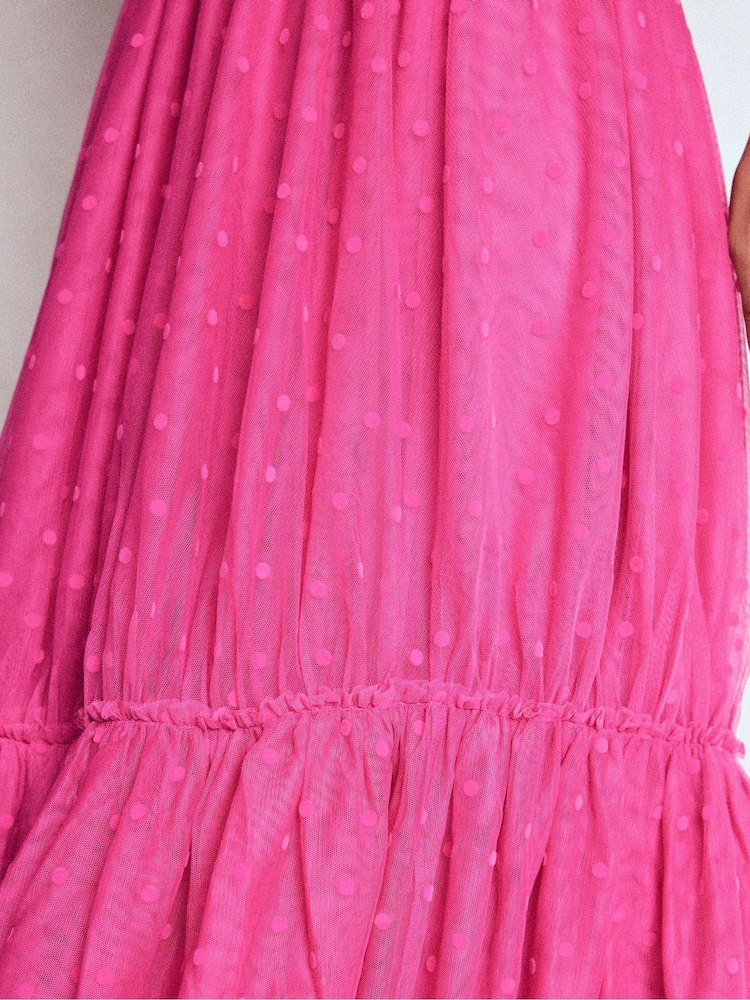 Boden Pink Anna Tulle Midi Skirt - Image 2 of 6 Boden Pink Anna Tulle Midi Skirt - Image 2 of 6