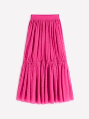 Boden Pink Anna Tulle Midi Skirt - Image 6 of 6