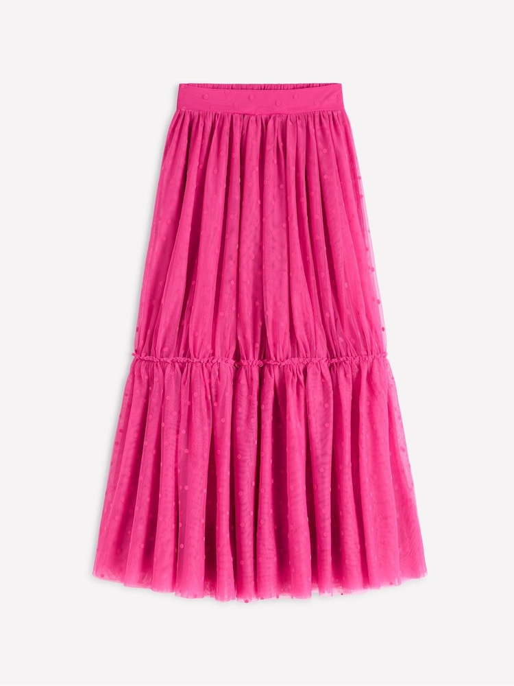 Boden Pink Anna Tulle Midi Skirt - Image 6 of 6 Boden Pink Anna Tulle Midi Skirt - Image 6 of 6