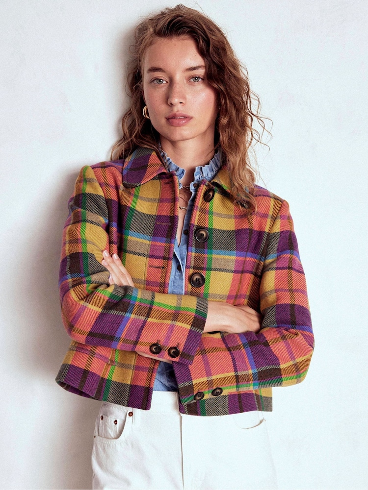 Boden Blue Knightsbridge Wool Jacket - Image 1 of 5 Boden Blue Knightsbridge Wool Jacket - Image 1 of 5