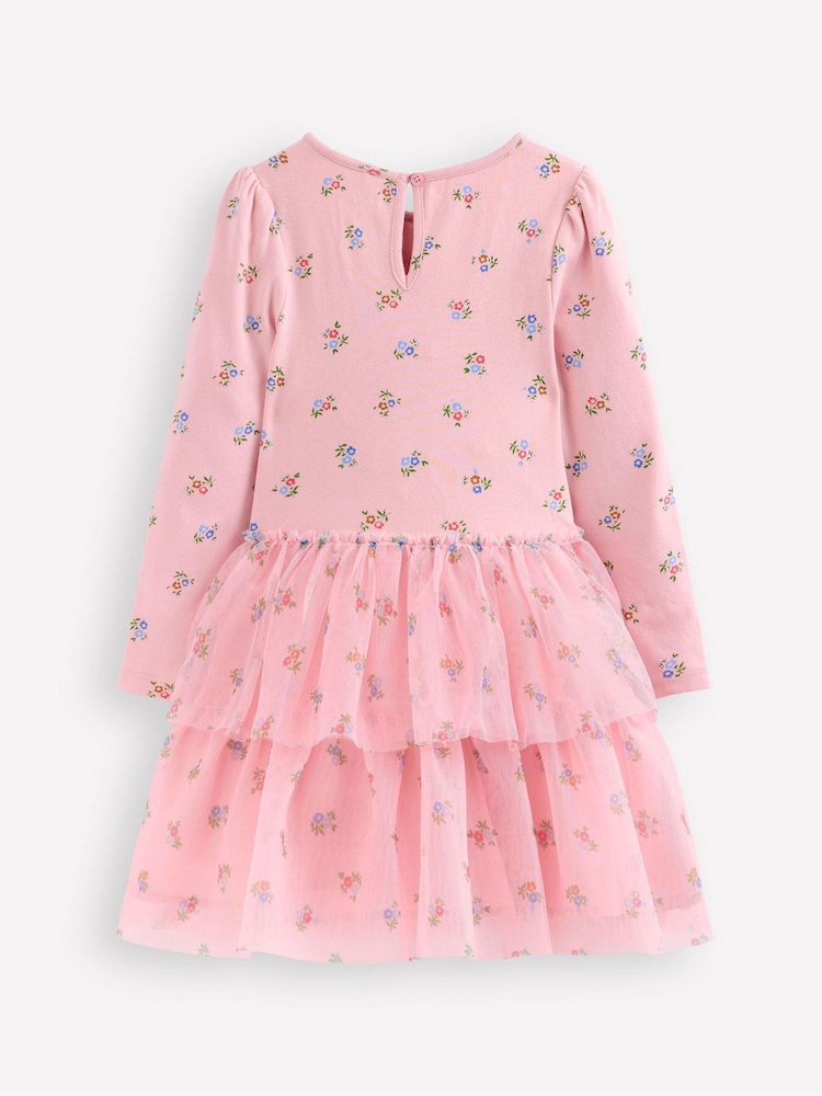 Boden Pink Tulle Mix Dress - Image 2 of 3