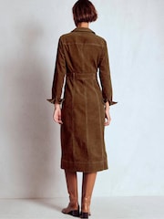 Boden Brown Amanda Cord Midi Dress - Image 2 of 5