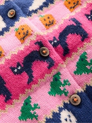 Boden Pink Edie Fair Isle Cardigan - Image 3 of 3