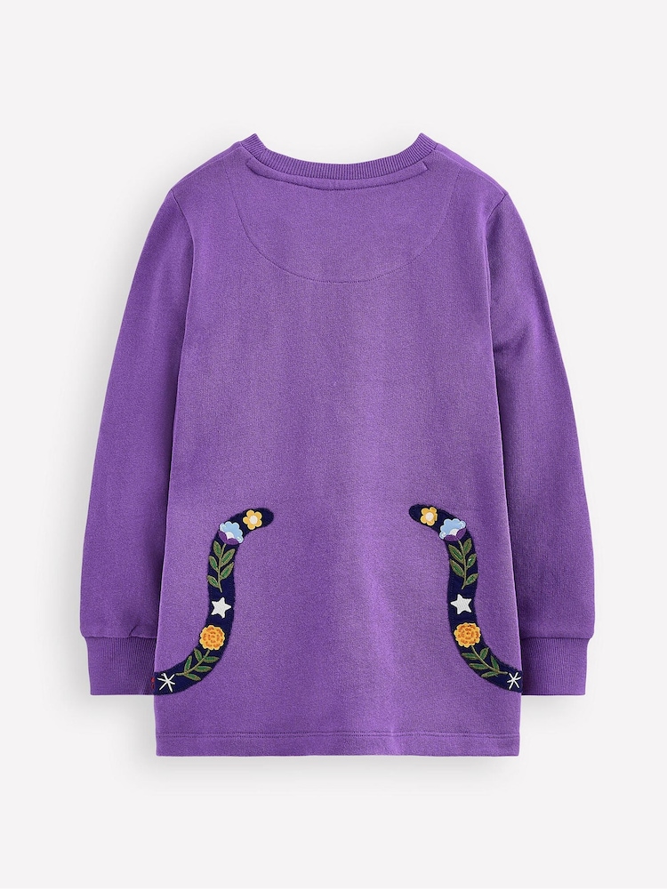 Boden Purple Applique Tunic - Image 2 of 3