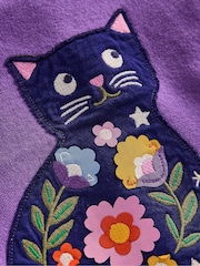 Boden Purple Applique Tunic - Image 3 of 3