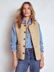 Boden Natural Clerkenwell Reversible Gilet - Image 5 of 7