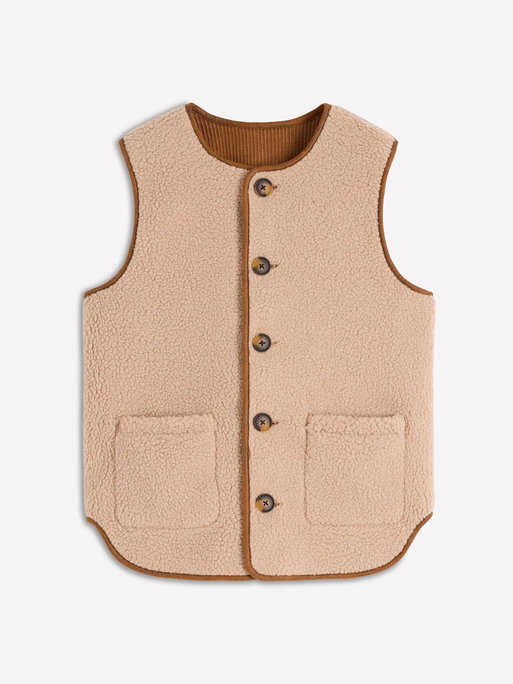 Buy Boden Natural Clerkenwell Reversible Gilet from Next USA