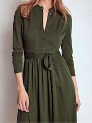 Boden Green Edwina Jersey Shirt Dress - Image 2 of 5