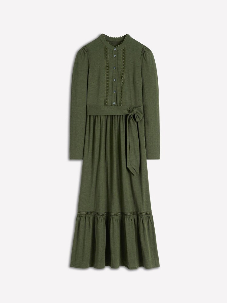 Boden Green Edwina Jersey Shirt Dress - Image 5 of 5 Boden Green Edwina Jersey Shirt Dress - Image 5 of 5