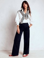 Boden Blue Belgravia Cord Trousers - Image 1 of 6