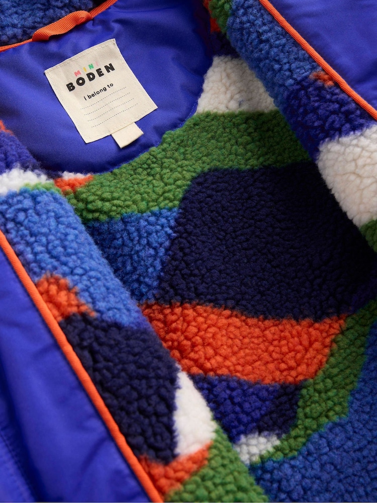 Boden Blue Borg Lined Anorak - Image 5 of 5