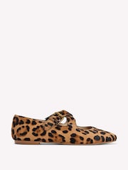 Boden Brown Cross Strap Mary Jane Shoes - Image 3 of 6