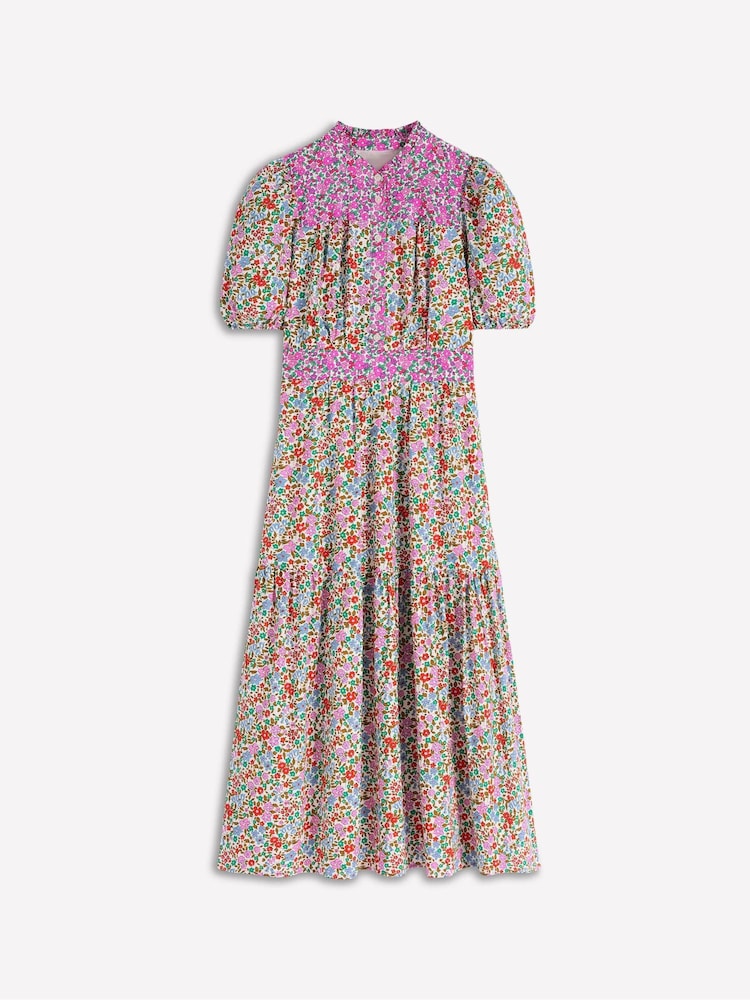Boden Cream/Pink Beatrice Cotton Maxi Dress - Image 6 of 6