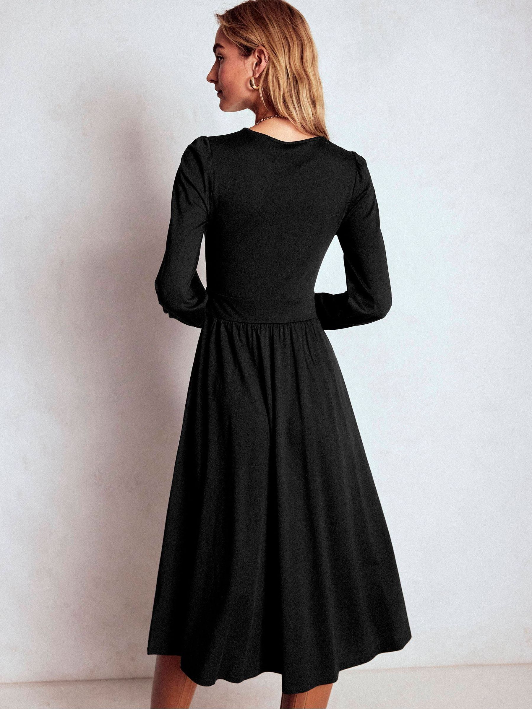 Buy Boden Black Alexandra Jersey Midi Dress from Next USA