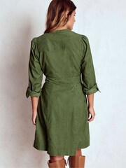 Boden Green Bre Cord Short Dress - Image 3 of 5