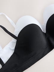 Black/White Seamfree Multiway Bras - Image 11 of 12
