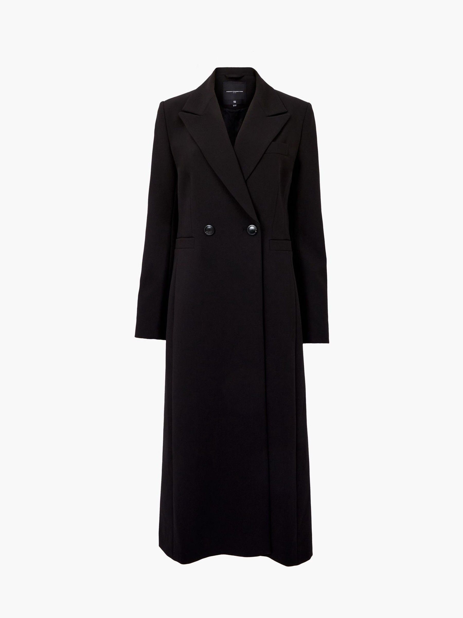 Buy French Connection Black Azra Twill Structured Coat from the