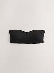 Black/White Cotton Rich Bandeau Ultimate Comfort Bras 2 Pack - Image 2 of 9