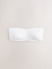 Black/White Cotton Rich Bandeau Ultimate Comfort Bras 2 Pack - Image 3 of 9