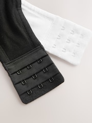 Black/White Cotton Rich Bandeau Ultimate Comfort Bras 2 Pack - Image 8 of 9