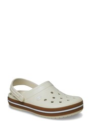 Crocs Off-White Crocband Gum Clogs - Image 4 of 7
