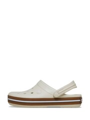 Crocs Off-White Crocband Gum Clogs - Image 5 of 7