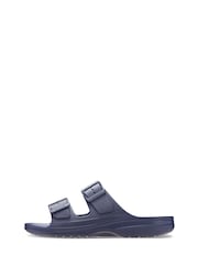 Crocs Blue Crocs Classic Icon Saturday Sandals - Image 4 of 7