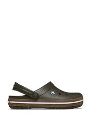 Crocs Brown Crocband Gum Clogs - Image 1 of 7
