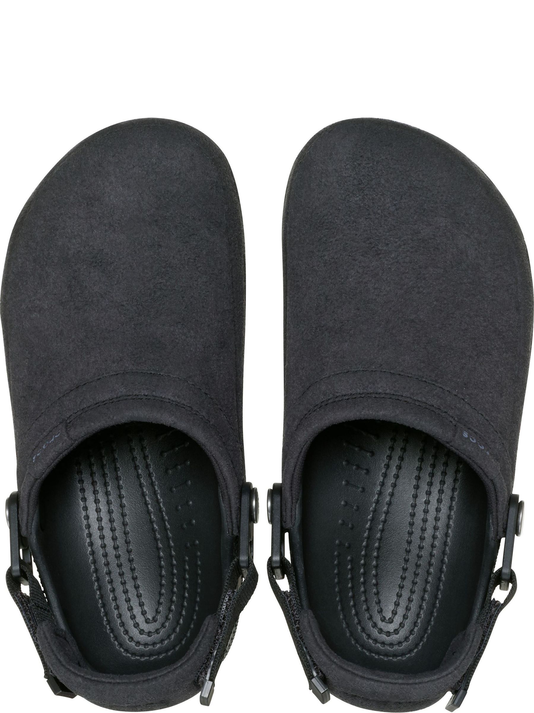 Next：日本 ブラック - Crocs Classic Craft スエード クロッグ