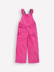 Boden Pink Frill Dungarees - Image 1 of 3