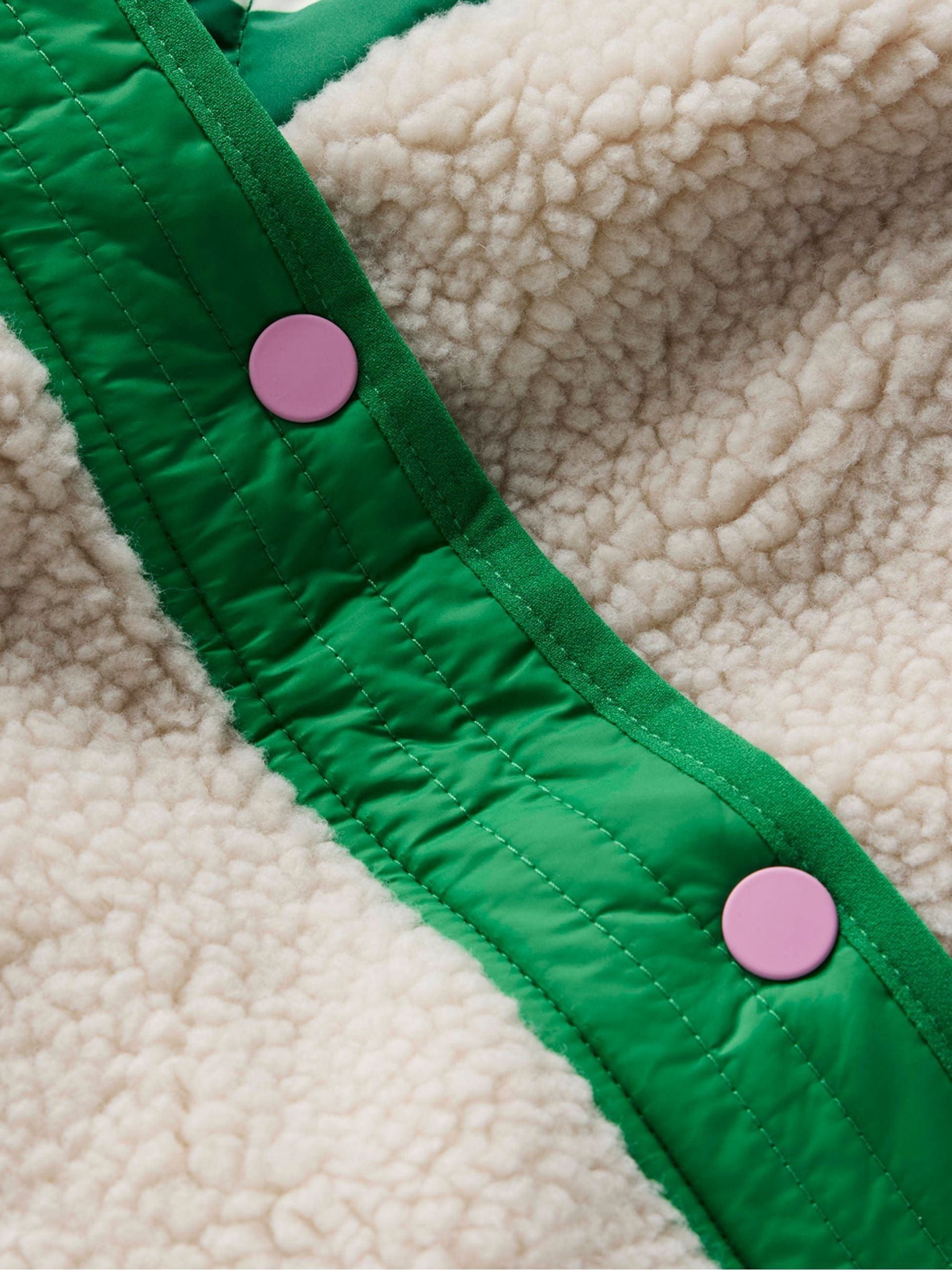 【Mini Boden】 ミニボーデン　花柄ボアジャケット 8~9yrs Mini Boden Kids' Eden Floral Fleece Jacket | Nordstrom