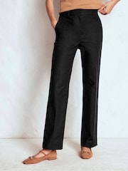 Boden Black Full Length Canonbury Trousers - Image 4 of 5