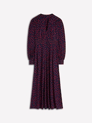 Boden Blue Ivy Smocked Midi Dress - Image 6 of 6