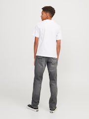 JACK & JONES Junior Grey Clark Regular Fit Jeans - Image 3 of 7