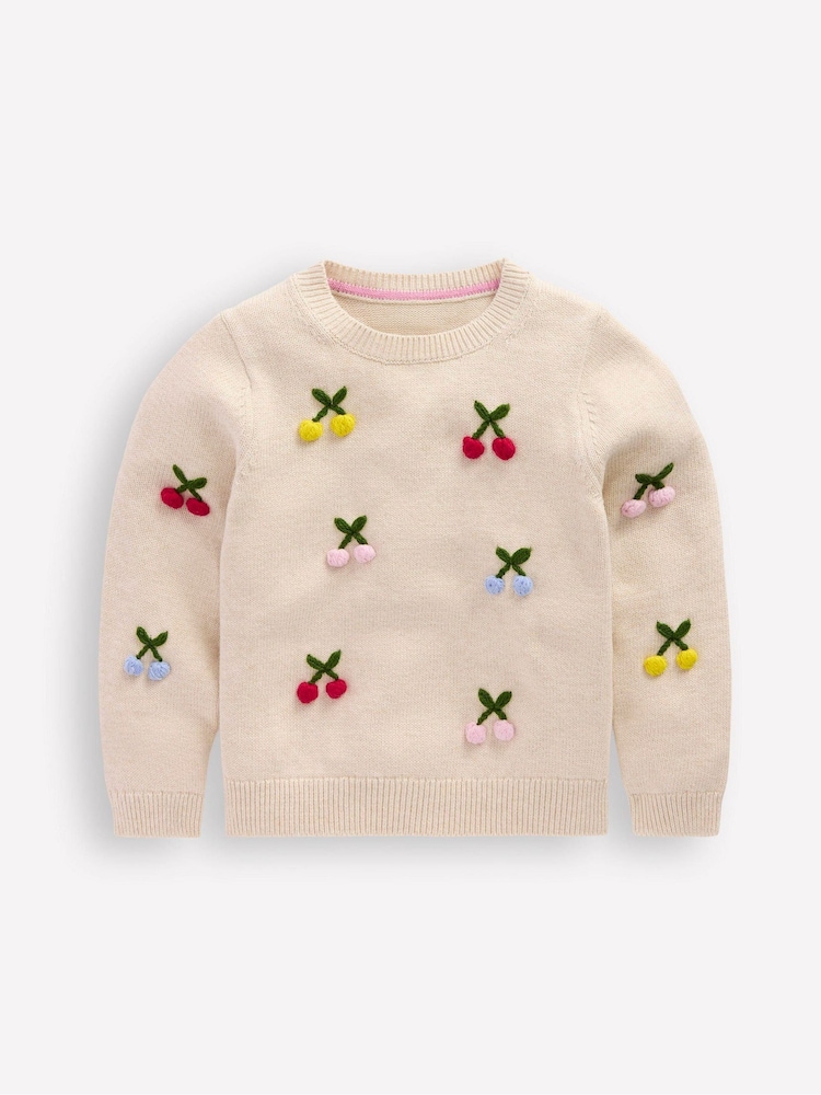 Boden Natural Fun Logo Jumper - Image 1 of 3