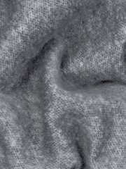 Furn Charcoal Cosy Woven Tasselled Throw - Image 3 of 4