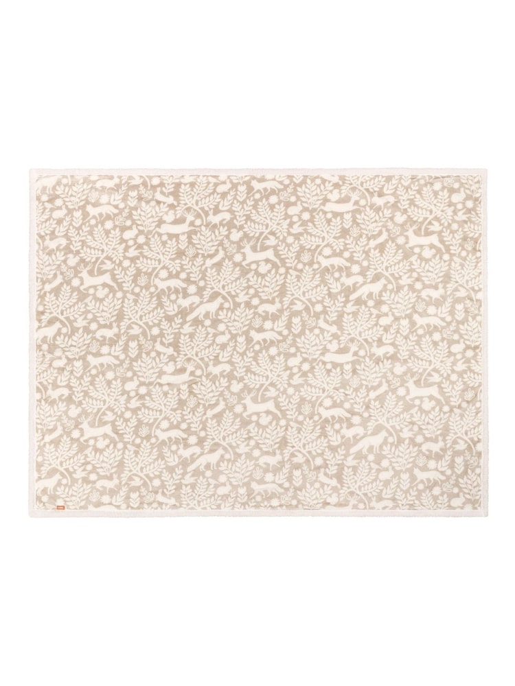 Furn Sable Skandi Woodland Sherpa Fleece Throw - Image 2 of 6 Furn Sable Skandi Woodland Sherpa Fleece Throw - Image 2 of 6