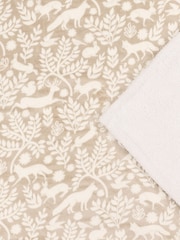 Furn Skandi Woodland Sherpa Fleece Throw - Imagen 6 de 6