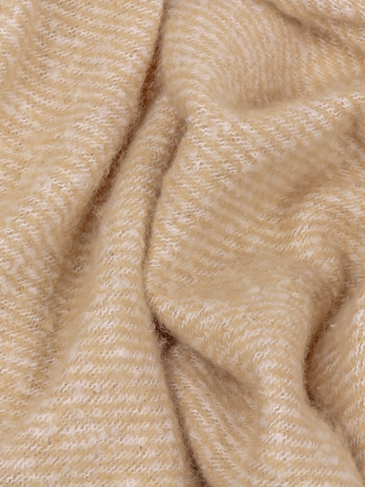 Wylder Natural Isla Woven Tasselled Throw - Image 6 of 6 Wylder Natural Isla Woven Tasselled Throw - Image 6 of 6