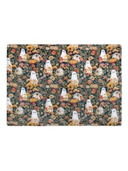 Furn Multicolour Bootanical Sherpa Fleece Throw - Image 3 of 5