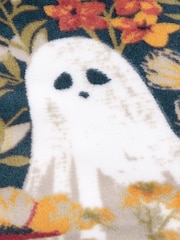 Furn Multicolour Bootanical Sherpa Fleece Throw - Image 5 of 5