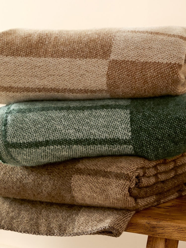 Yard Brown Harlech Woven Reversible Throw - Image 2 of 6