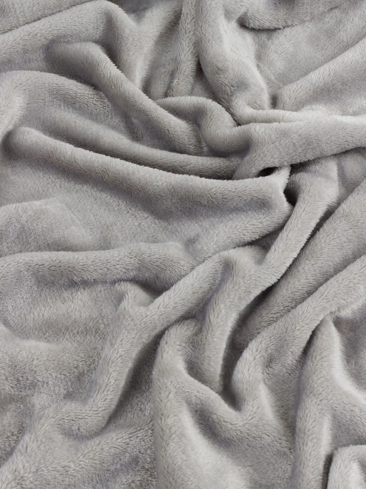 Furn Grey Harrow Fleece Throw - Image 3 of 3 Furn Grey Harrow Fleece Throw - Image 3 of 3