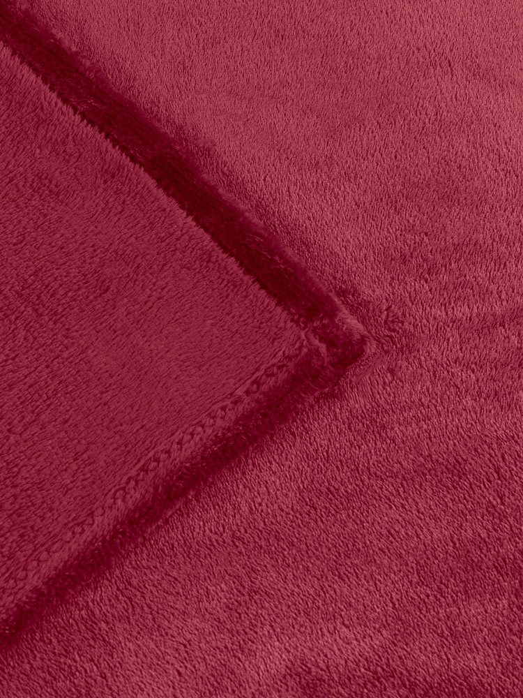 Furn Berry Harrow Fleece Throw - Image 2 of 3 Furn Berry Harrow Fleece Throw - Image 2 of 3